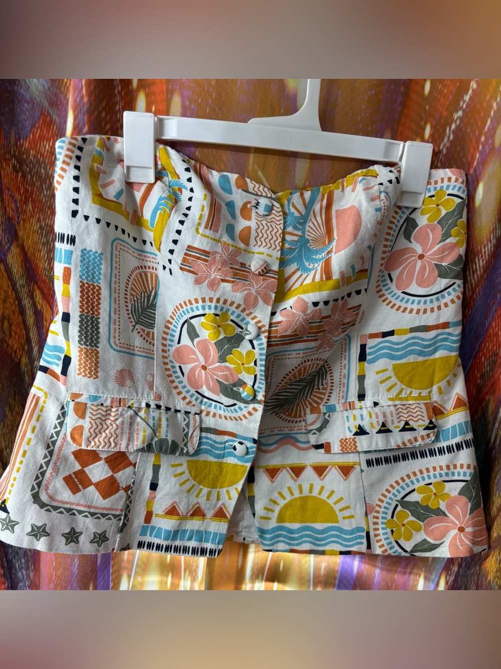 ✨TWO PIECE SET Colorful Summer Top & Shorts✨
